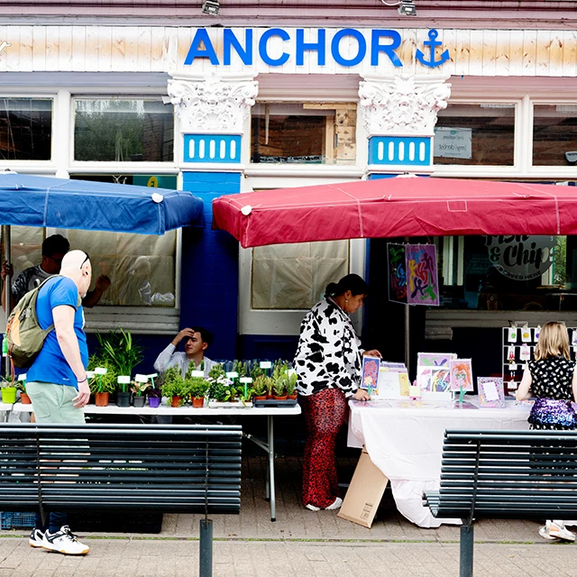 East Street Market stalls